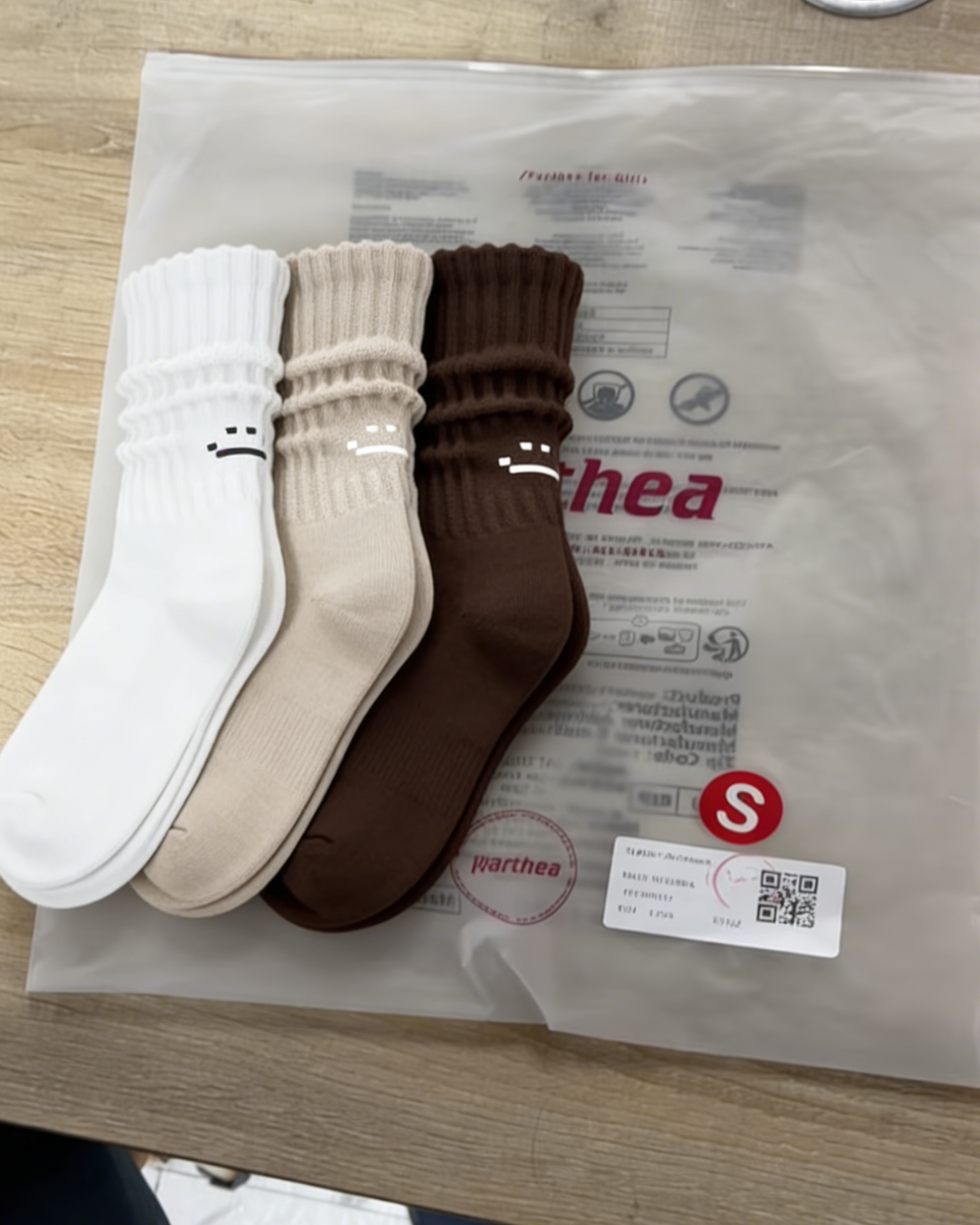 Parthea Scrunch Slouch Crew Socks