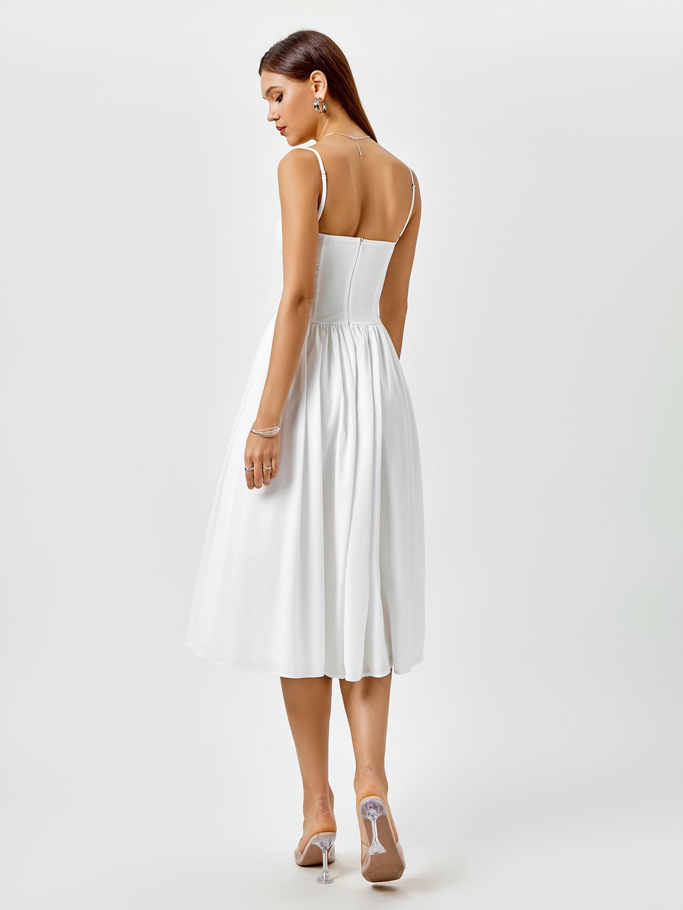 backless corset maxi dress#color_white