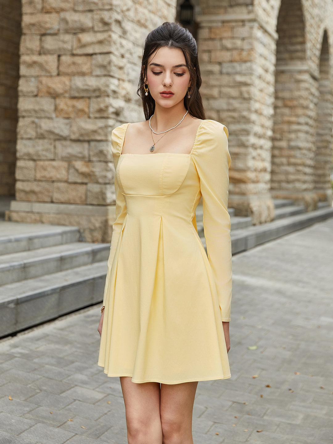 cut out ruched mini dress FOCUS ON ME Cut Out Ruched Mini Dress in Ivory OUTCAST