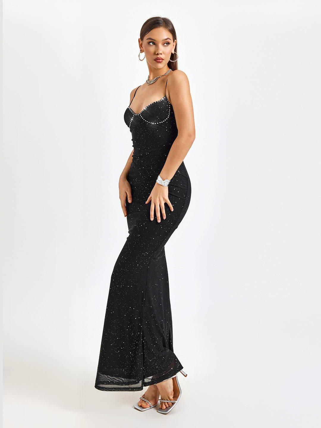 bustier bodycon dress Purple Dress - Satin Bustier Bodycon Dress