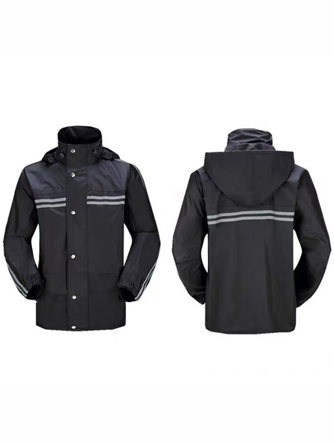 Parthea Solid Waterproof Jacket With Pants
