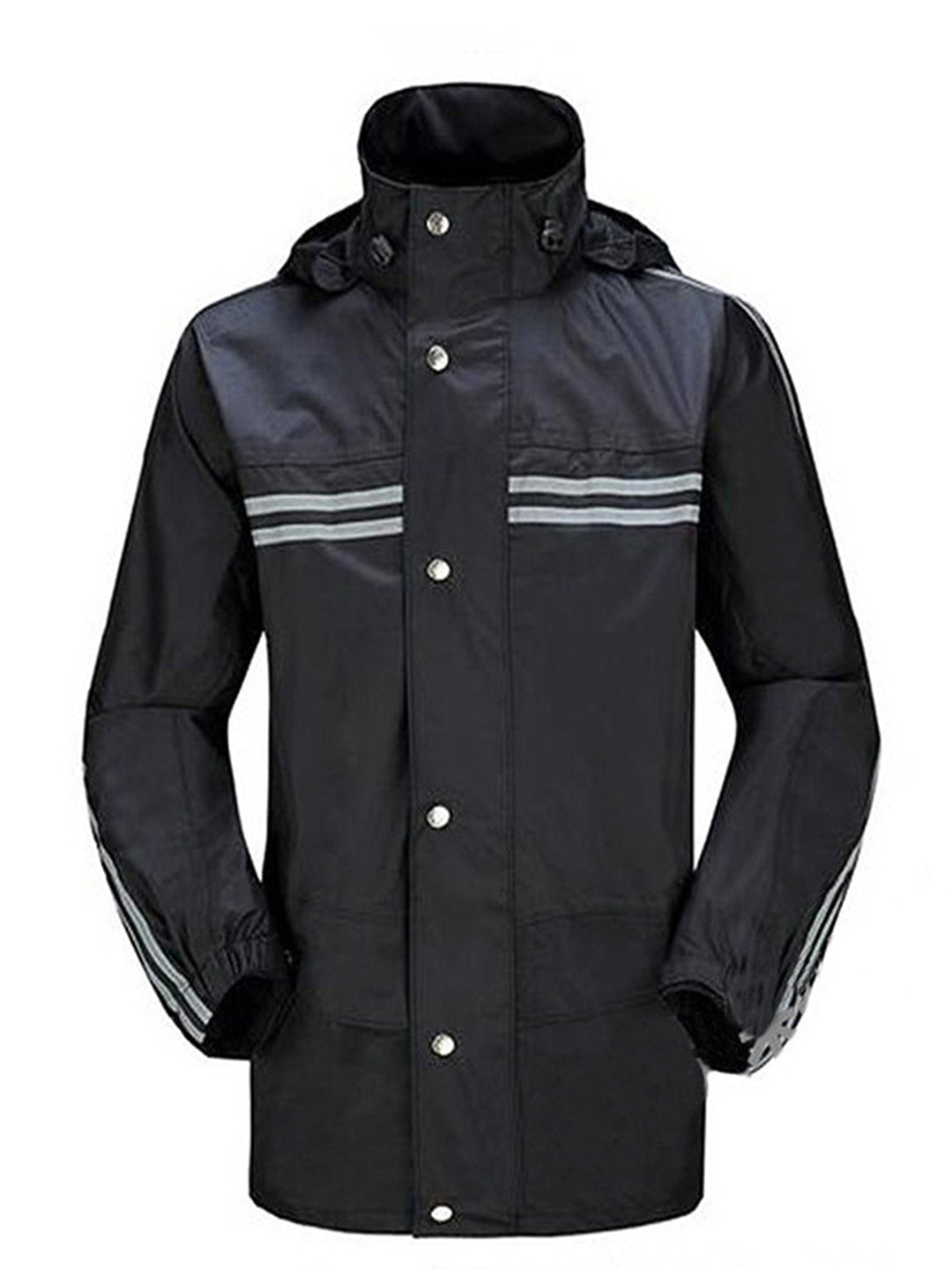 Parthea Solid Waterproof Jacket With Pants