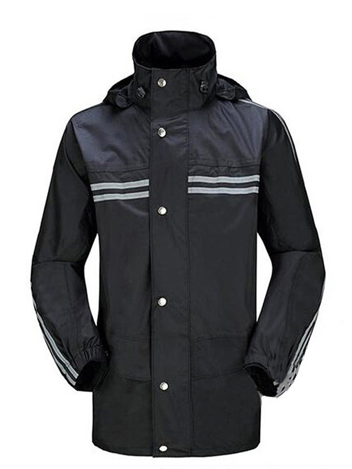 Parthea Solid Waterproof Jacket With Pants