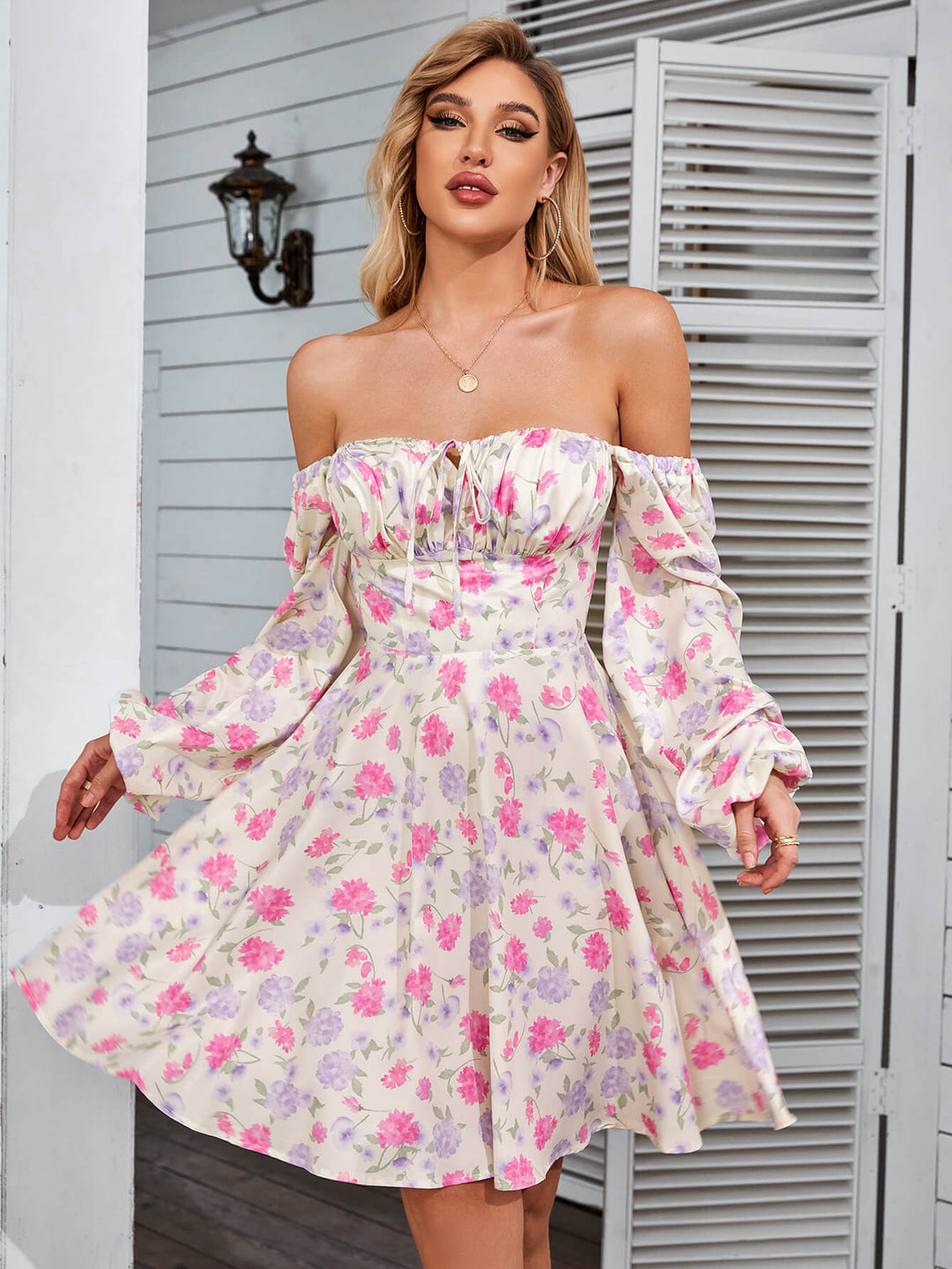beige ditsy floral dress Just One More Reason Cream Ditsy Floral Dress, Medium - The Mint Julep Boutique