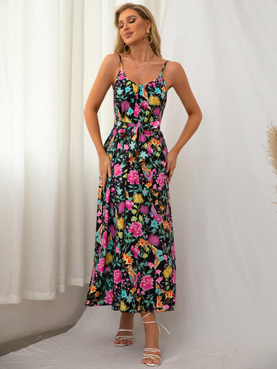    floral sleeveless wrap dress print#color_print